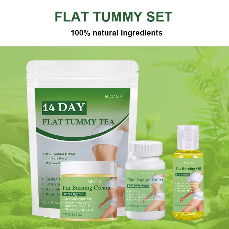 FLAT TUMMY TEA SET