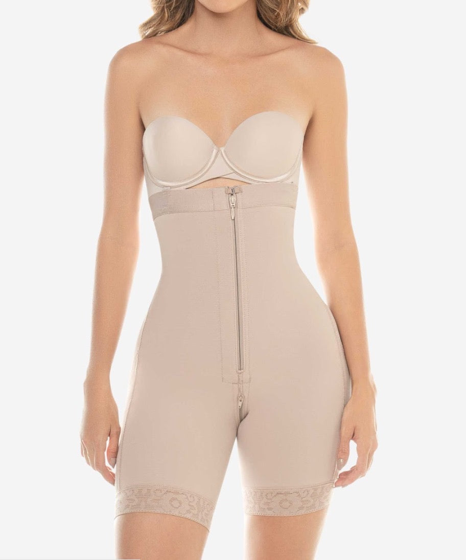 Strapless Compression Bodysuit W/ Zip Crotch Ref/260